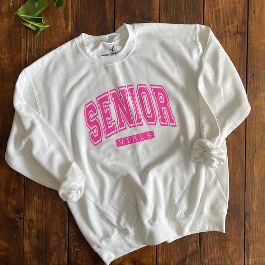 senior vibes crewneck