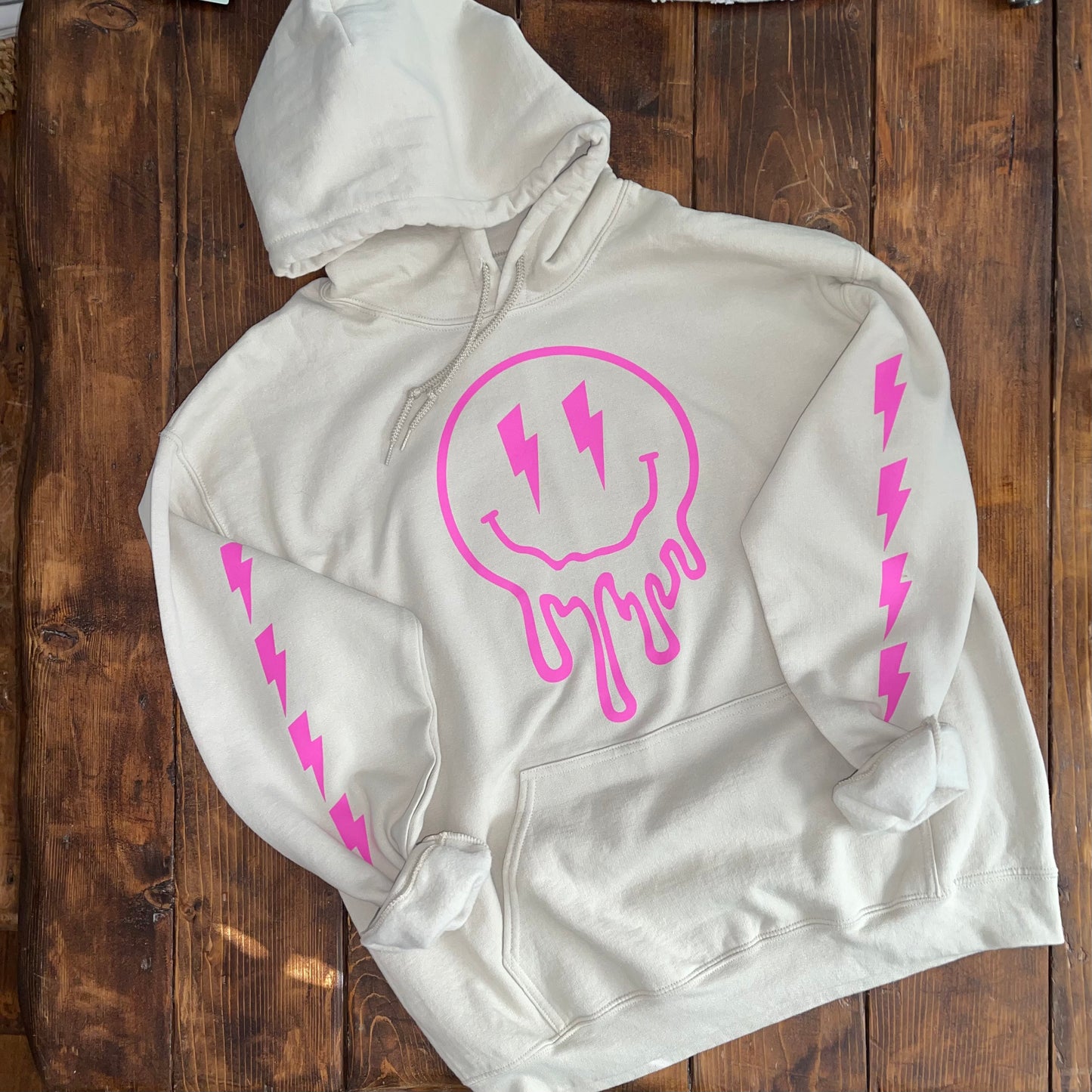 drippy face/lightening hoodie